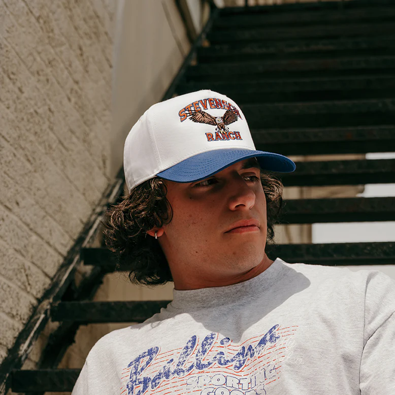 Flying Eagle Structured Hat (White/Blue) - Image 7