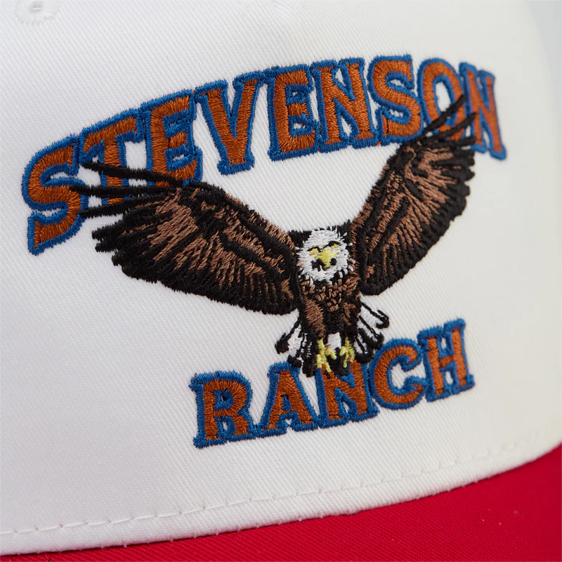 Flying Eagle Structured Hat (White/Red) - Image 4