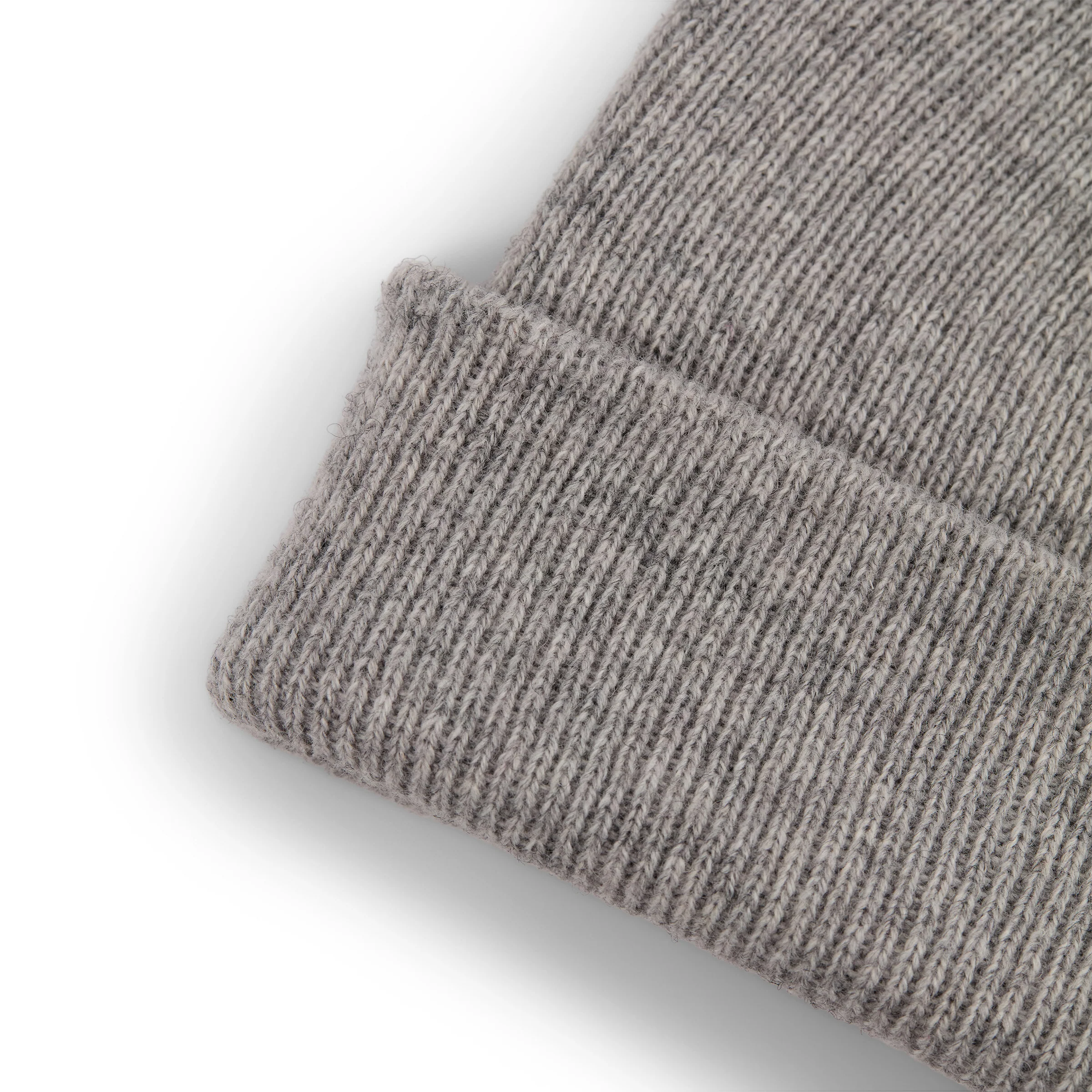 Knit Beanie (Heather Grey) - Image 3