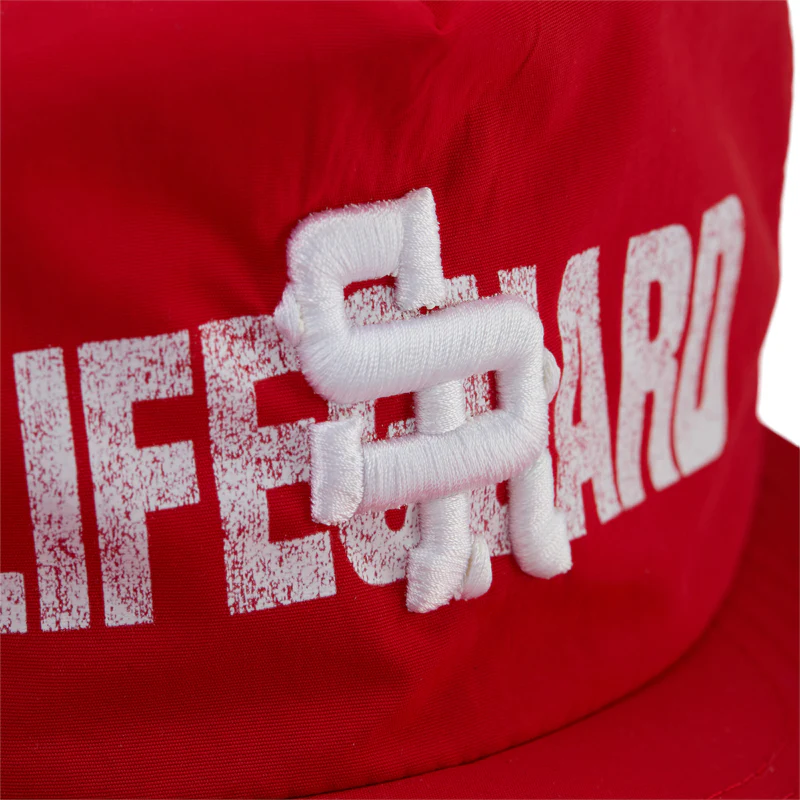 Lifeguard Unstructured Nylon Hat (Red) - Image 4