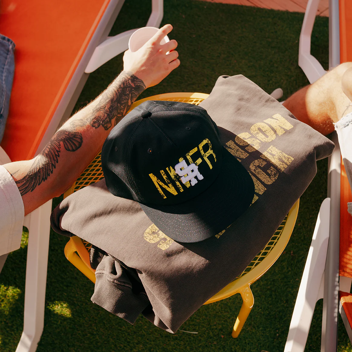 NMFR Navy Unstructured Hat (Blue) - Image 7