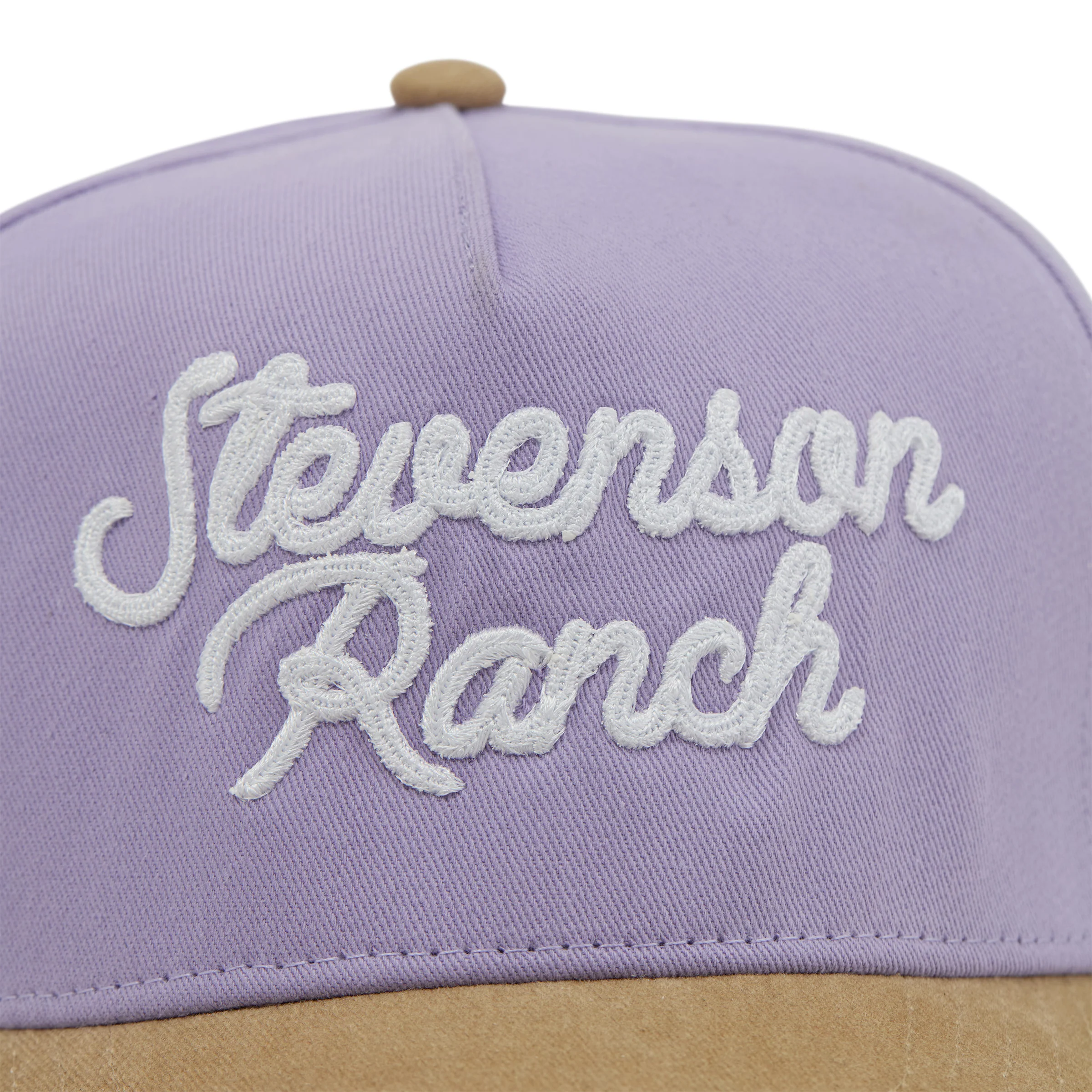 Midtown "Script Logo" Structured Hat (Purple/Tan) - Image 5
