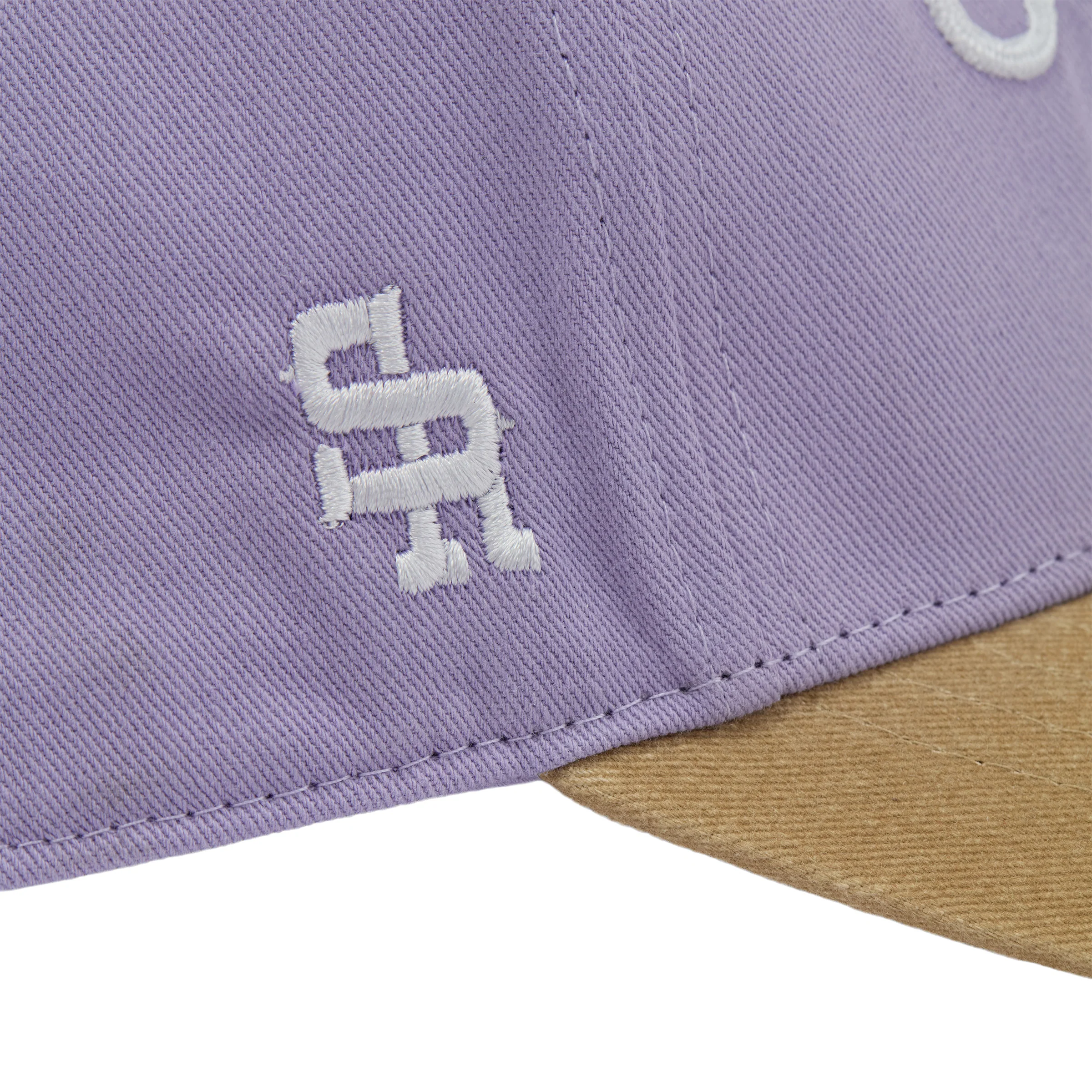 Midtown "Script Logo" Structured Hat (Purple/Tan) - Image 6
