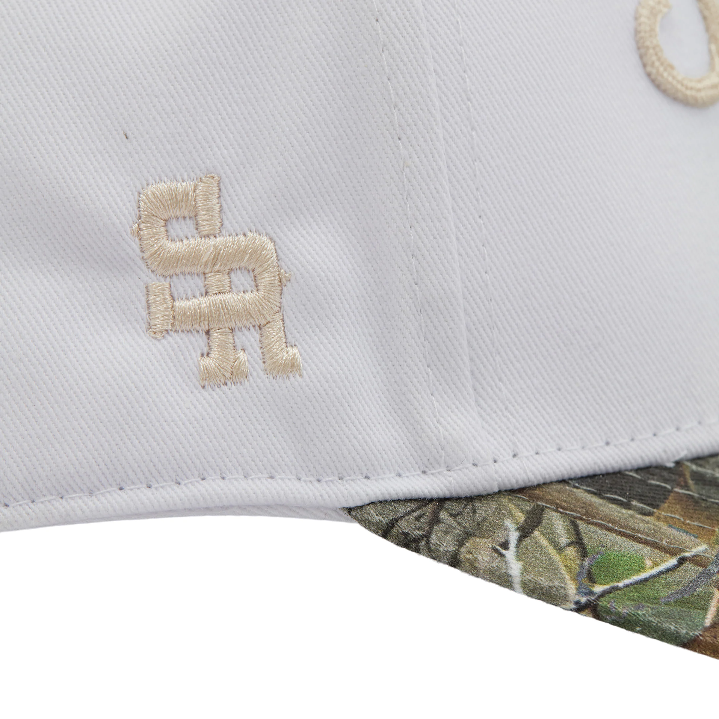 Midtown "Script Logo" Structured Hat (White/Camo) - Image 6