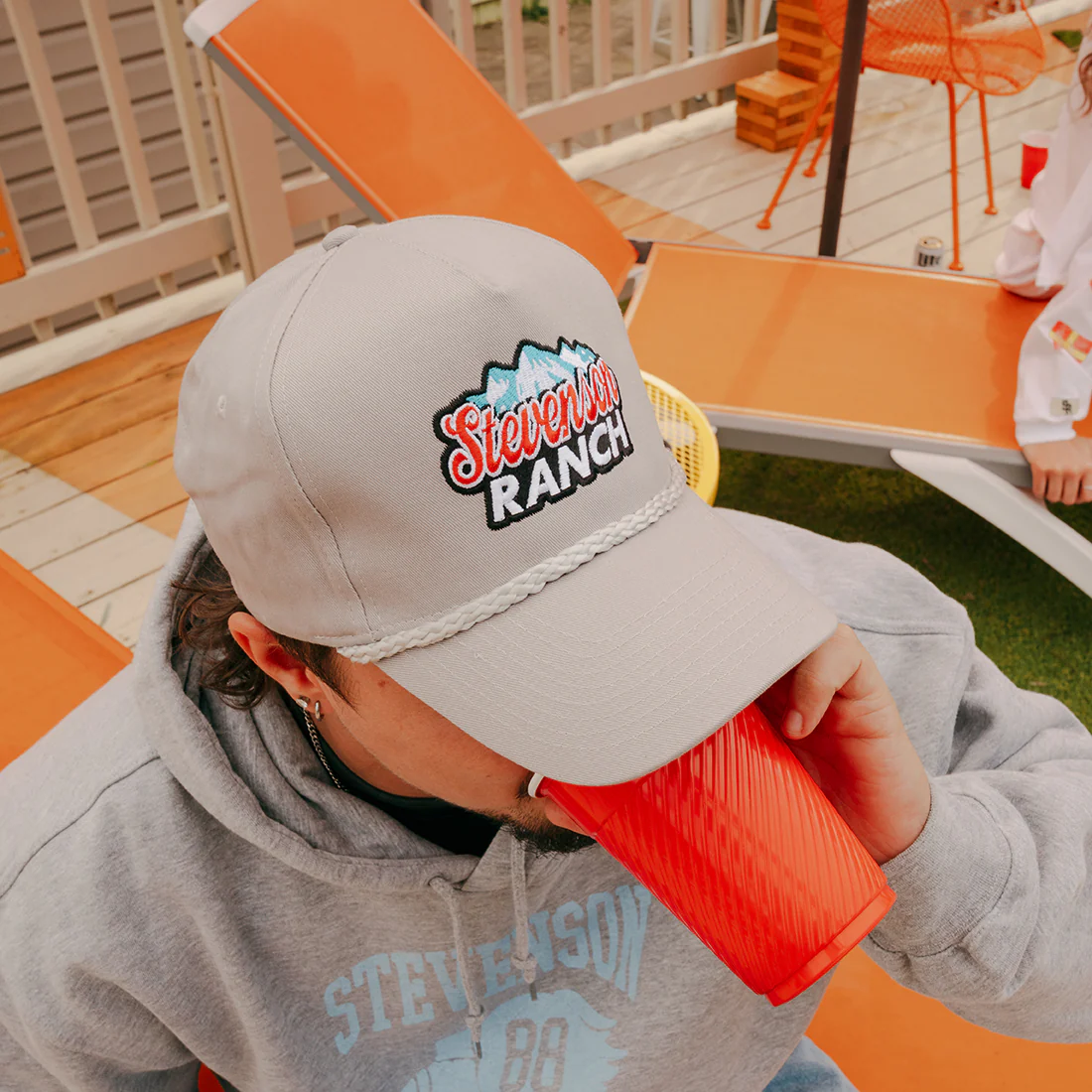 Silver Bullet Structured Rope Hat (Grey) - Image 5