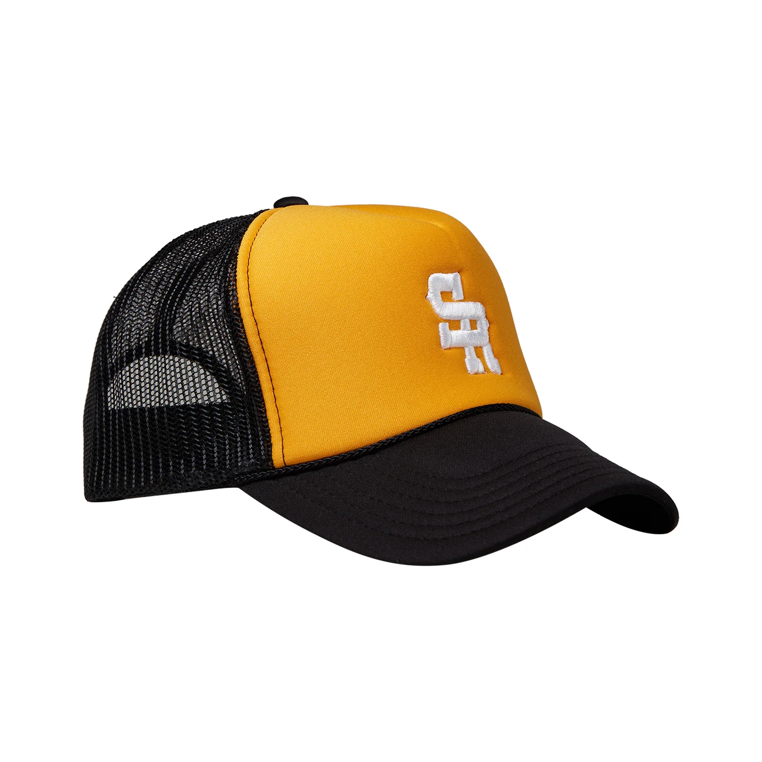 Classic Trucker Hat (Black/Yellow) - Image 3