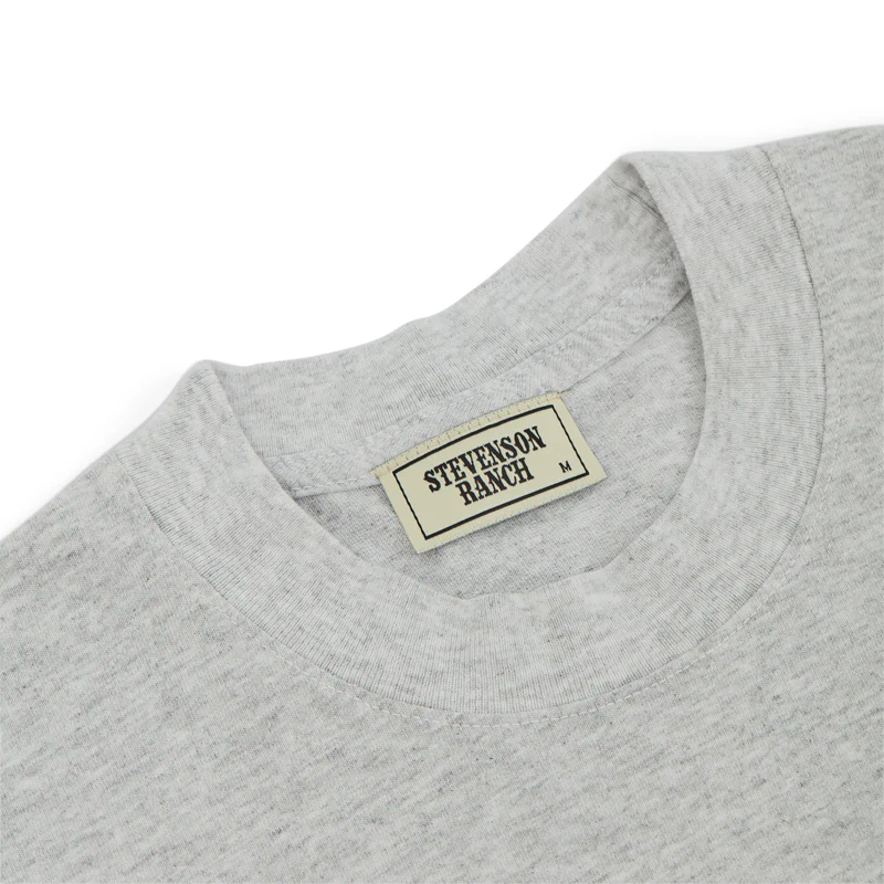 Stevenson Ranch x Boston "Kenmore" Tee (Ash Grey) - Image 4