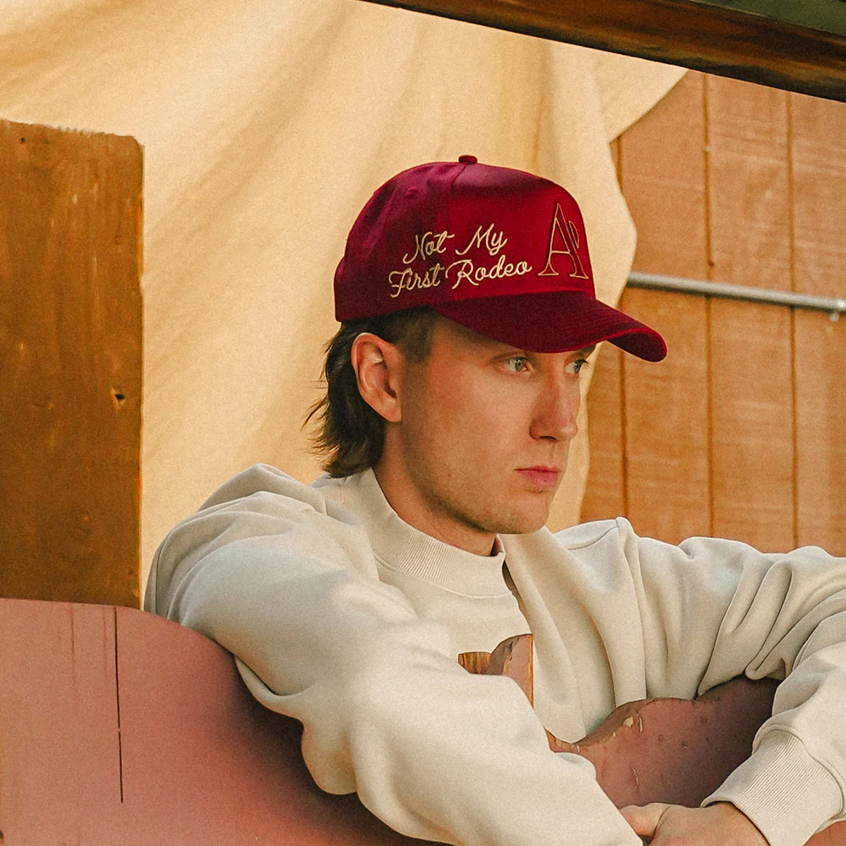 Stevenson Ranch x Coyotes Unstructured Hat (Red) - Image 11