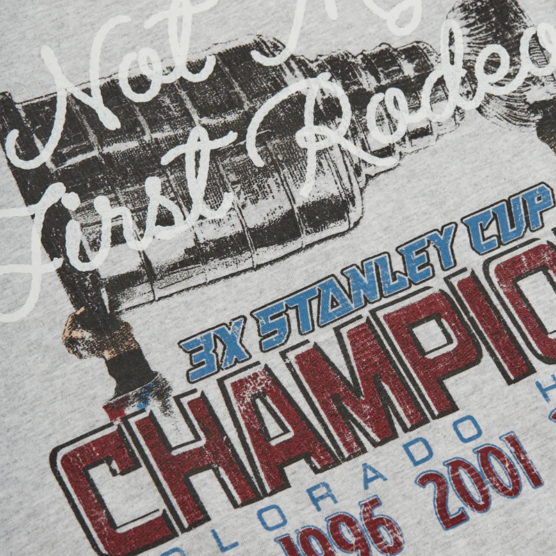 Stevenson Ranch x Denver "Sakic" Tee (Ash Grey) - Image 3