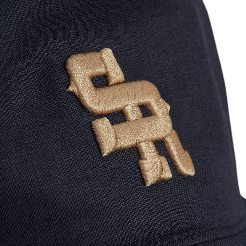 "The Journeyman" Unstructured Hat (Navy/Cream) - Image 5