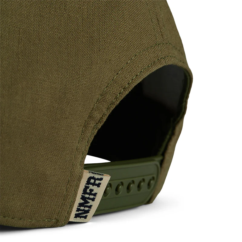 "The Journeyman" Unstructured Hat (Olive/Cream) - Image 6