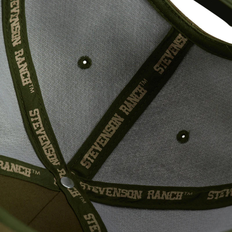 "The Journeyman" Unstructured Hat (Olive/Cream) - Image 7