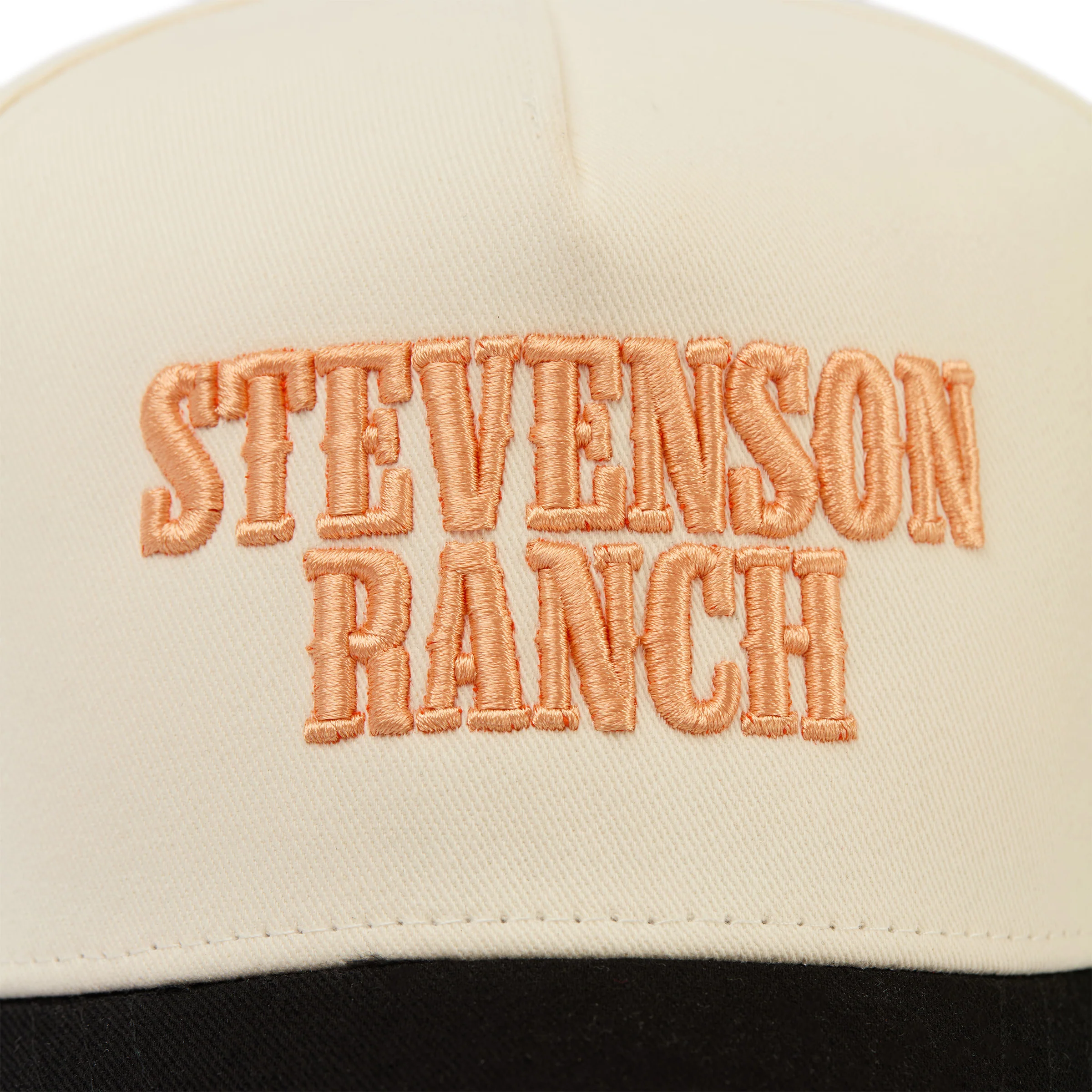 Midtown "Stacked Logo" Structured Hat (Peach) - Image 5
