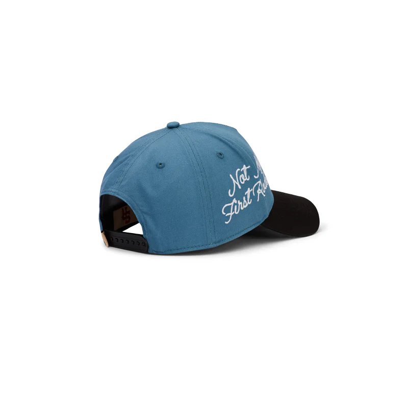 "The Midtown" Structured Hat (Teal/Black) - Image 4