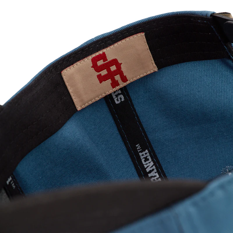 "The Midtown" Structured Hat (Teal/Black) - Image 7